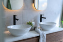 Meir Round Tall Basin Mixer - Matte Black