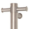 Thermogroup Round Vertical Single Bar Heated Towel Rail Brushed Stainless