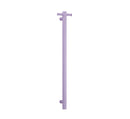 Thermogroup Round Vertical Single Bar Heated Towel Rail Lilac Satin