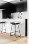 Meir Round Gooseneck Kitchen Mixer Tap - Matte Black