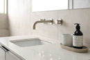 Round Quarter Turn Wall Top Assemblies - PVD Brushed Nickel
