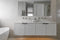 Round Quarter Turn Wall Top Assemblies - PVD Brushed Nickel