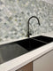 Lavello Kitchen Sink - Double Bowl & Drainboard 1160 x 440 - Gunmetal Black