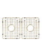 Meir Lavello Protection Grid for MKSP-D1160440D (2pcs) - Brushed Bronze Gold