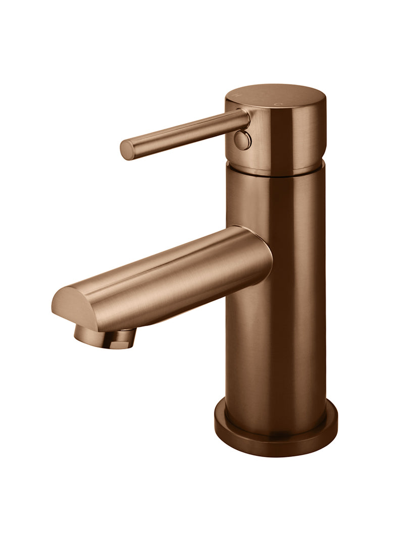 Meir Round Basin Mixer - Lustre Bronze