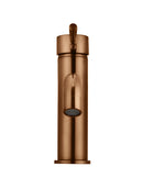 Meir Round Basin Mixer Curved - Lustre Bronze