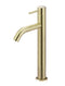 Meir Piccola Tall Basin Mixer Tap with 130mm Spout - Tiger Bronze