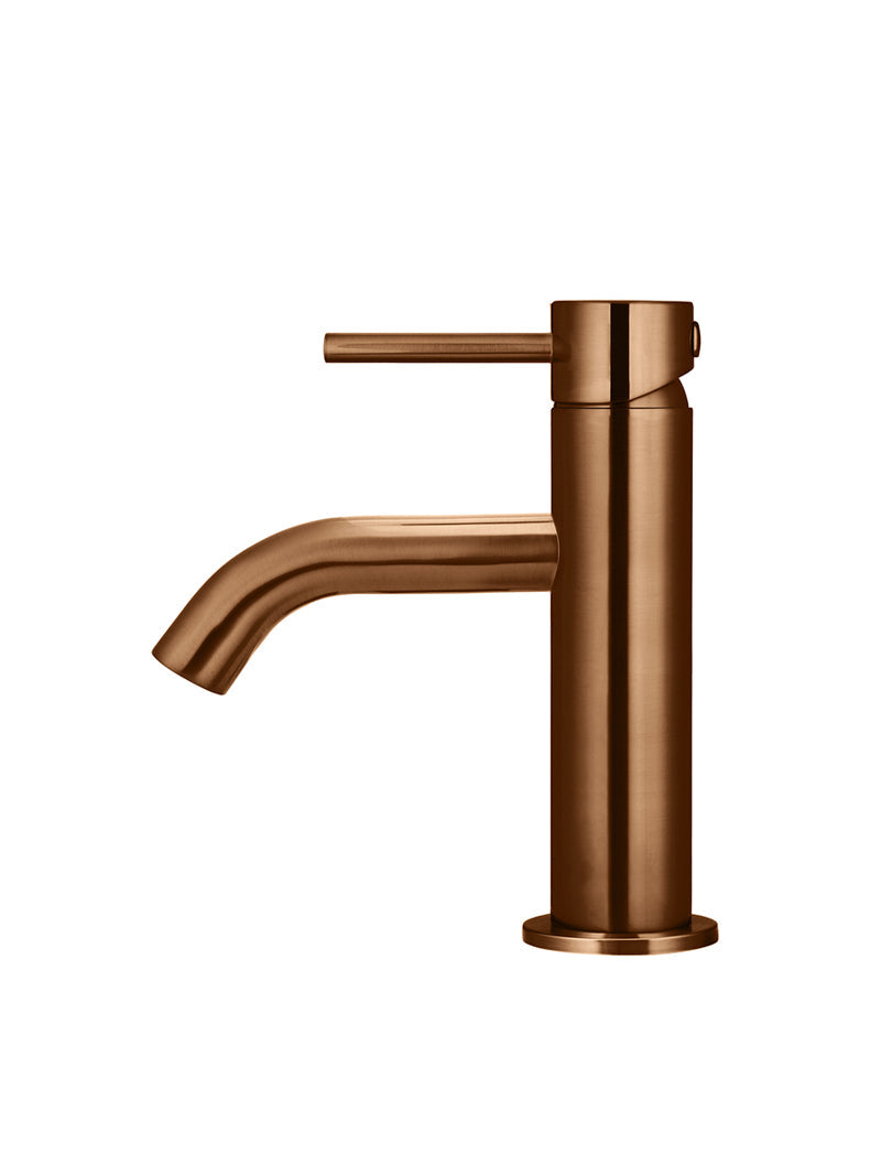 Meir Piccola Basin Mixer Tap - Lustre Bronze