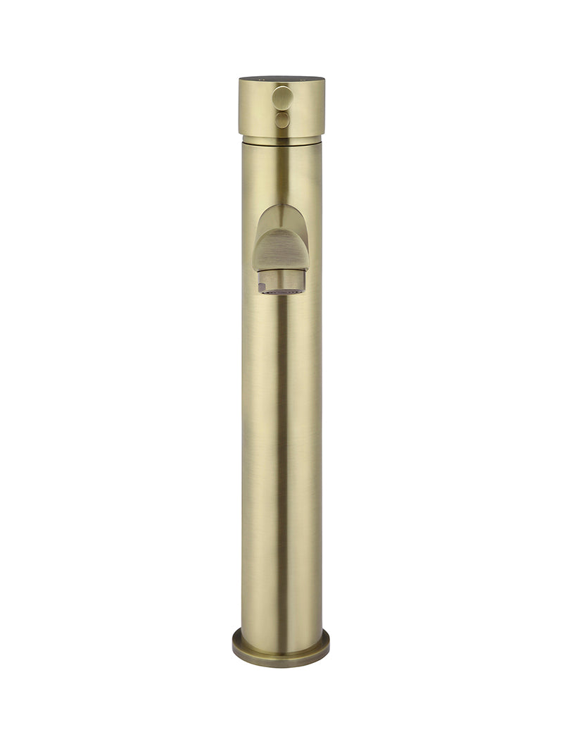 Meir Round Tall Basin Mixer - PVD Tiger Bronze
