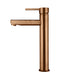 Meir Round Tall Basin Mixer - Lustre Bronze