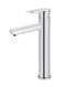 Meir Round Paddle Tall Basin Mixer - Polished Chrome