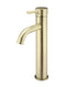 Meir Round Tall Curved Basin Mixer - PVD Tiger Bronze