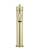 Meir Round Tall Curved Basin Mixer - PVD Tiger Bronze