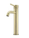 Meir Round Tall Curved Basin Mixer - PVD Tiger Bronze