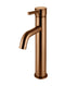 Meir Round Tall Basin Mixer Curved - Lustre Bronze