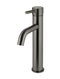 Meir Round Tall Curved Basin Mixer - Shadow Gunmetal