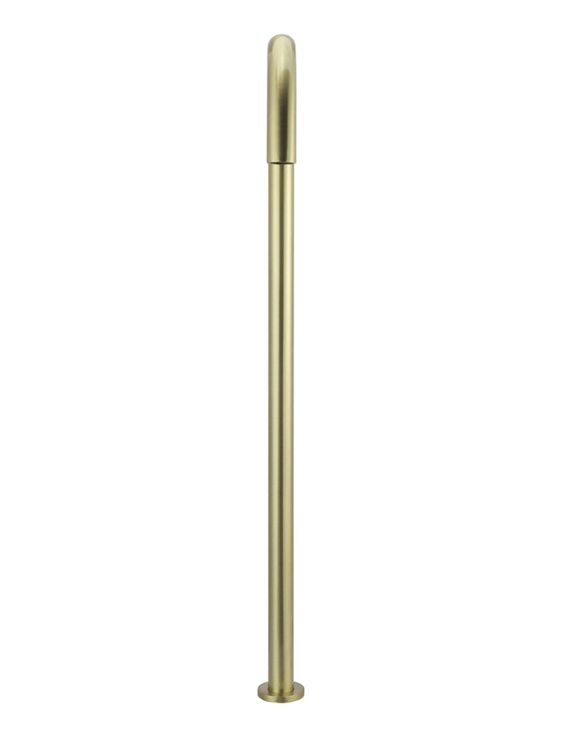 Round Freestanding Bath Spout - PVD Tiger Bronze