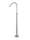 Round Freestanding Bath Spout and Hand Shower - Brushed Nickel