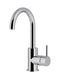 Meir Round Gooseneck Basin Mixer with Cold Start - Polished Chrome