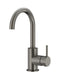 Meir Round Gooseneck Basin Mixer with Cold Start - Shadow Gunmetal