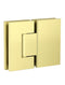 Meir Glass to Glass Shower Door Hinge - PVD Tiger Bronze
