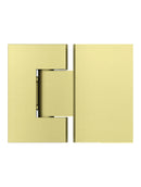 Meir Glass to Glass Shower Door Hinge - PVD Tiger Bronze