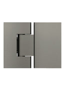 Meir Glass to Glass Shower Door Hinge - Shadow Gunmetal