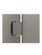 Meir Glass to Glass Shower Door Hinge - Shadow Gunmetal
