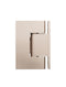 Meir Glass to Wall Shower Door Hinge - Champagne
