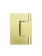 Meir Glass to Wall Shower Door Hinge - PVD Tiger Bronze