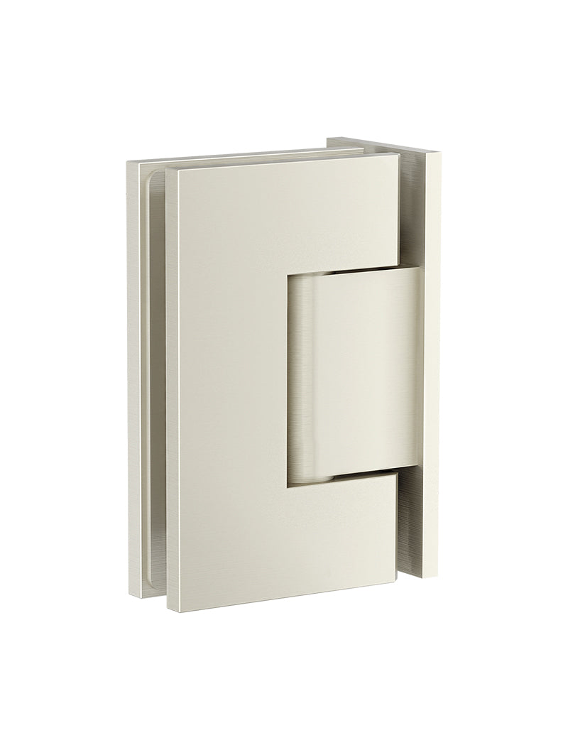 Meir Glass to Wall Shower Door Hinge - PVD Brushed Nickel
