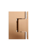 Meir Glass to Wall Shower Door Hinge - Lustre Bronze