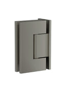 Meir Glass to Wall Shower Door Hinge - Shadow Gunmetal