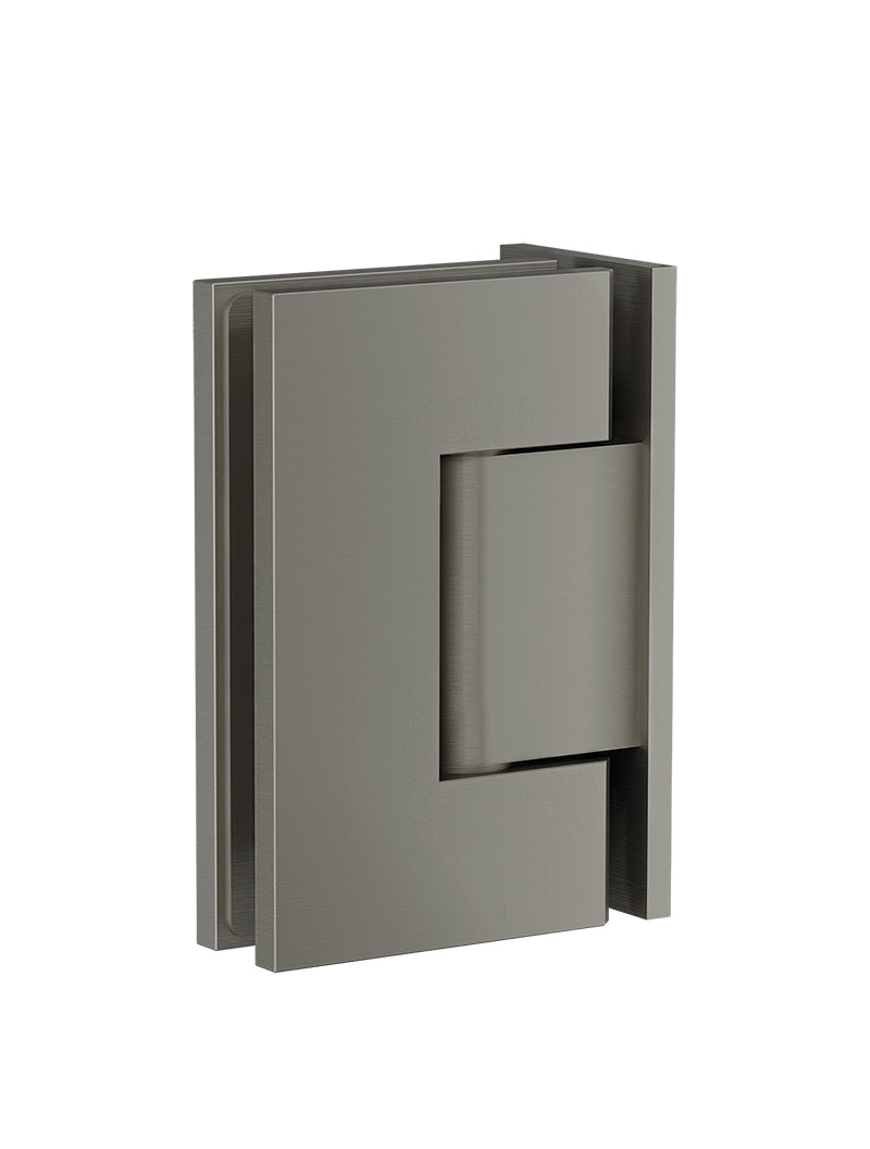 Meir Glass to Wall Shower Door Hinge - Shadow Gunmetal