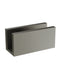 Meir Glass Fixing U Bracket - Shadow Gunmetal
