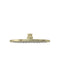 Meir Round Shower Rose 200mm - PVD Tiger Bronze