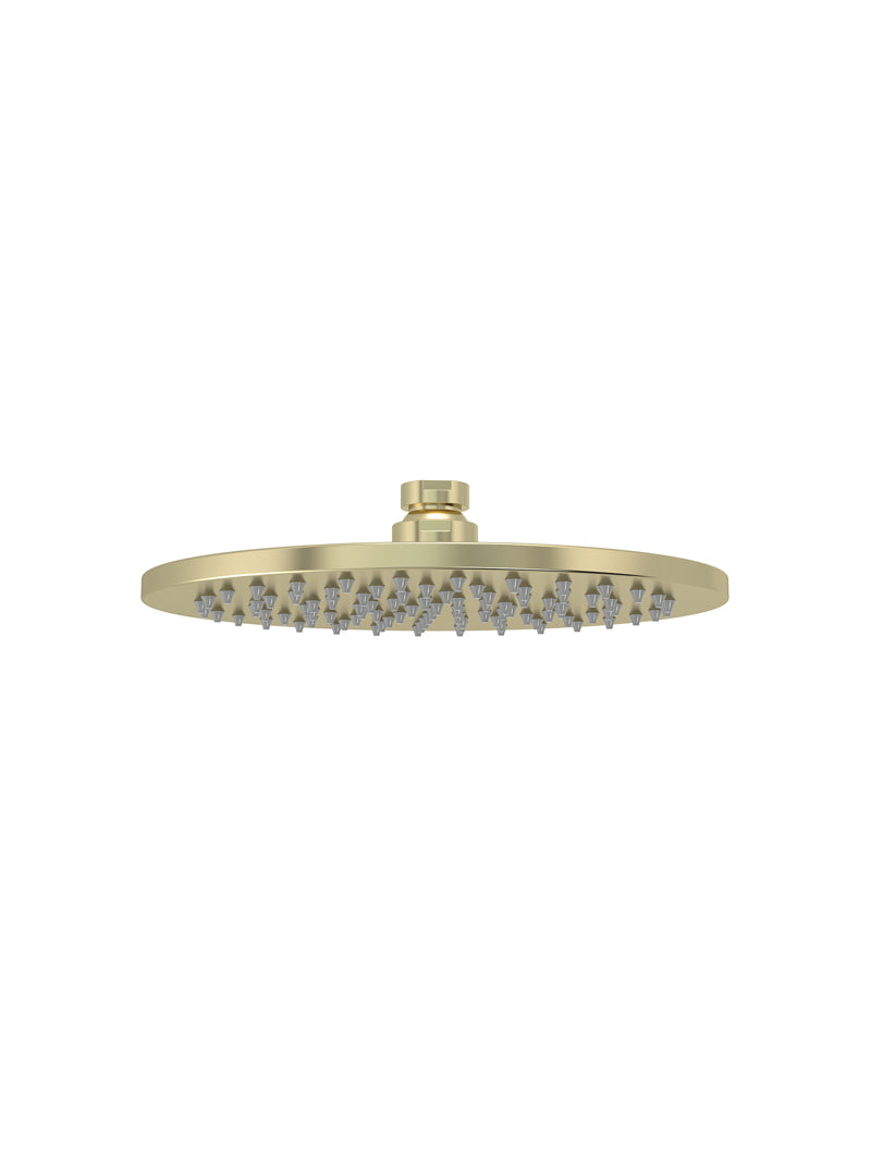 Meir Round Shower Rose 200mm - PVD Tiger Bronze