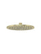 Meir Round Shower Rose 200mm - PVD Tiger Bronze