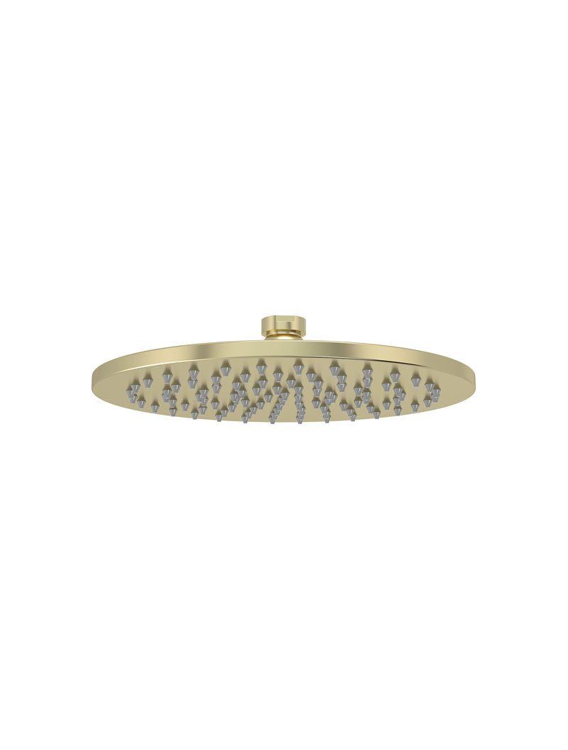 Meir Round Shower Rose 200mm - PVD Tiger Bronze