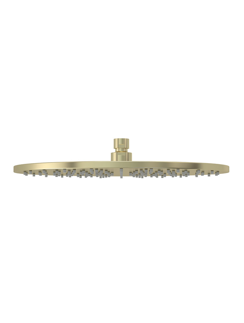 Meir Round Shower Rose 300mm - PVD Tiger Bronze