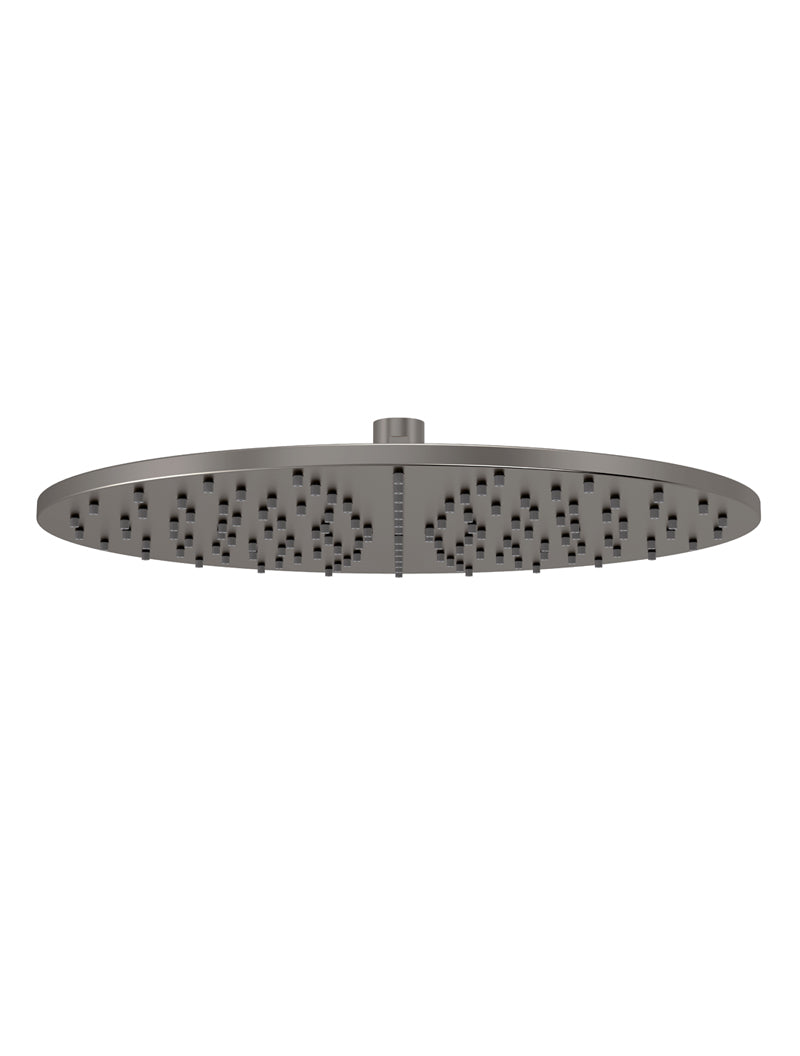 Meir Round Shower Rose 300mm - Shadow Gunmetal