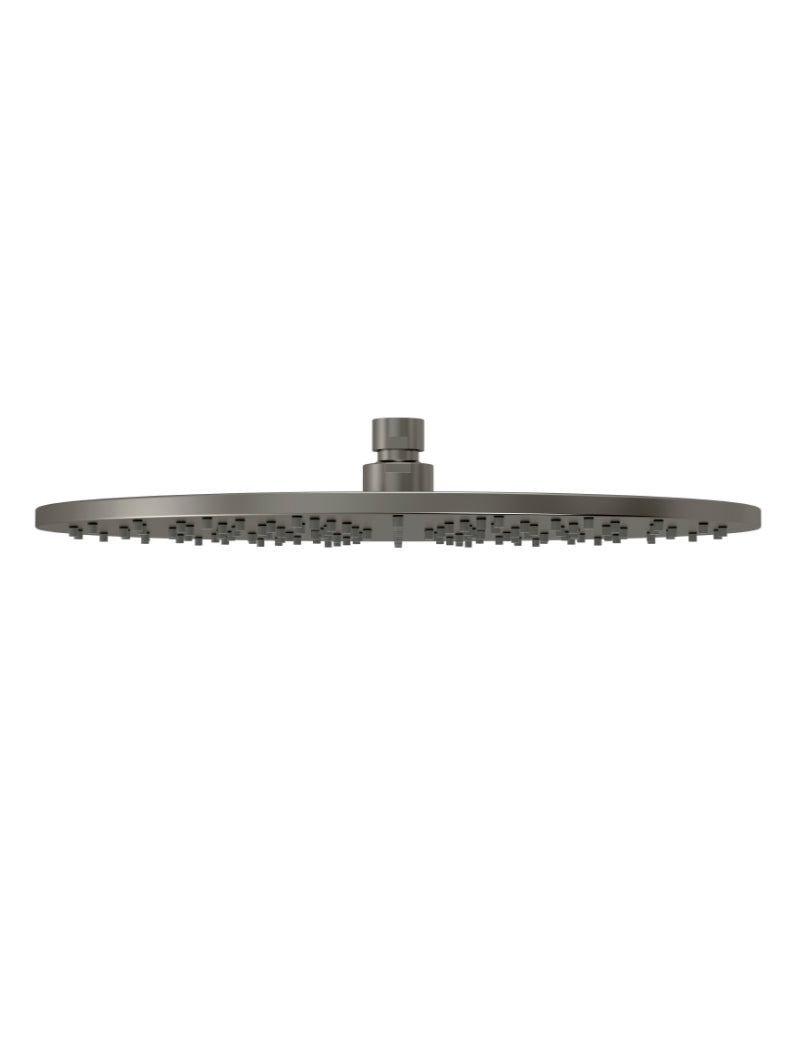 Meir Round Shower Rose 300mm - Shadow Gunmetal
