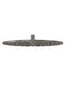 Meir Round Shower Rose 300mm - Shadow Gunmetal