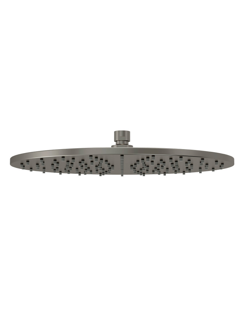 Meir Round Shower Rose 300mm - Shadow Gunmetal