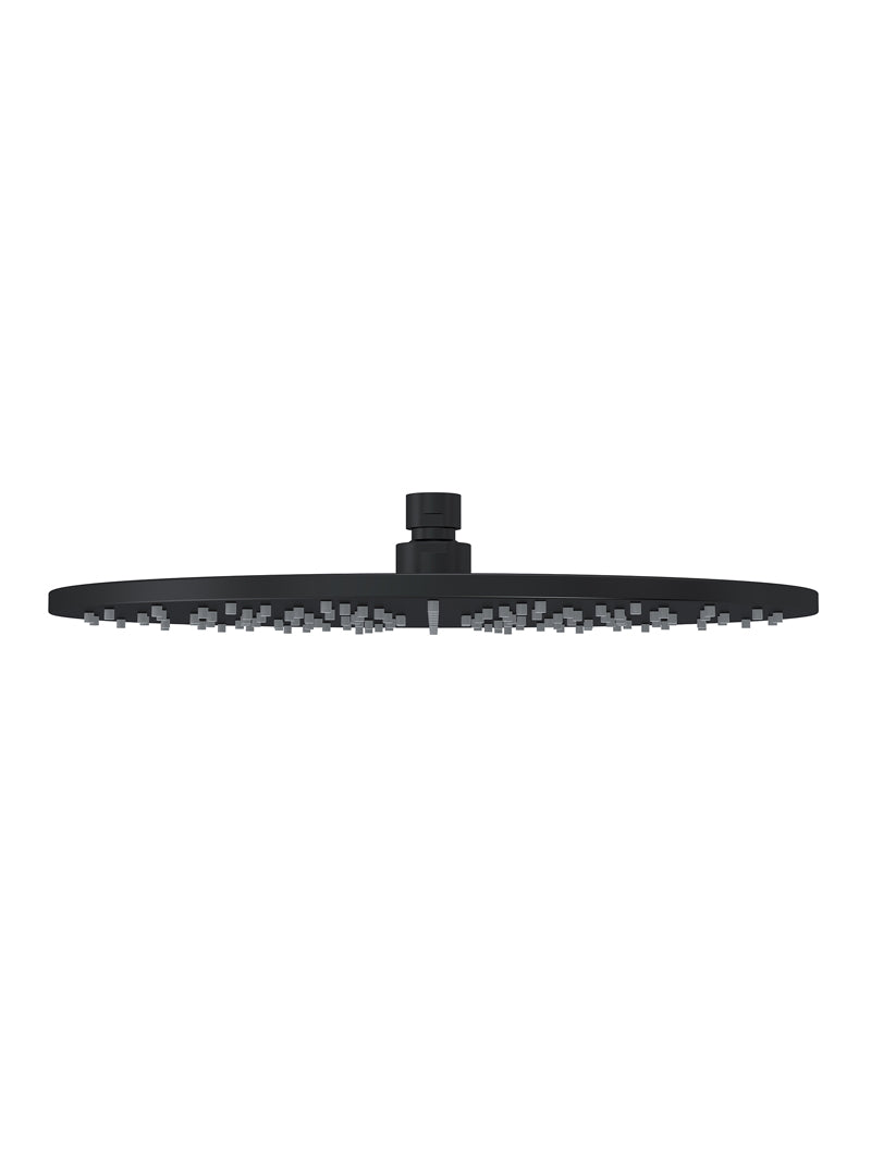 Meir Round Shower Rose 300mm - Matte Black