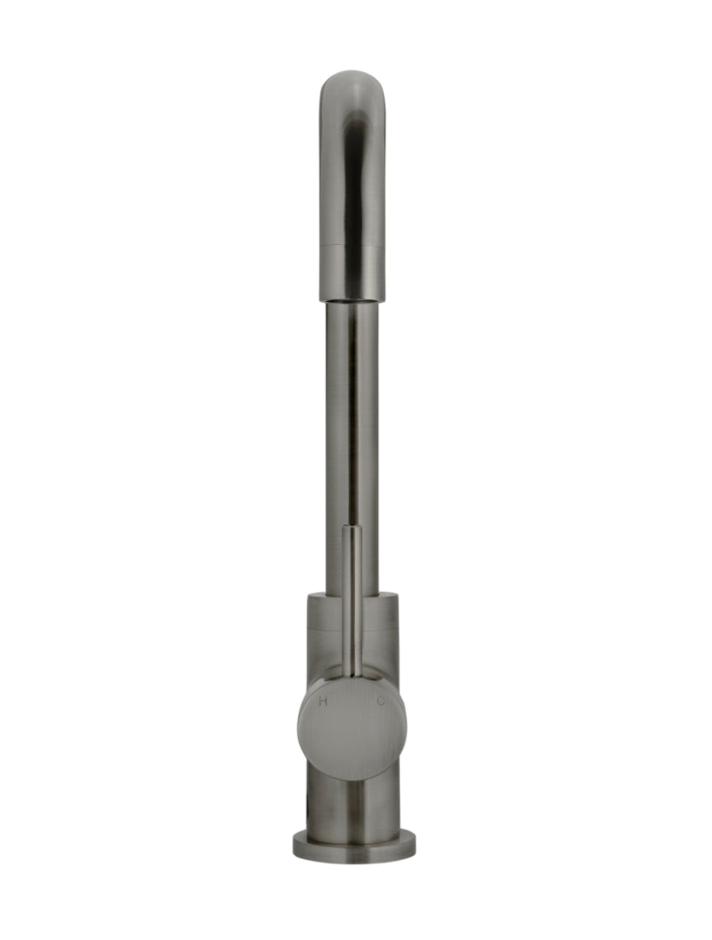 Round Kitchen Mixer Tap - Shadow Gunmetal