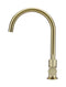 Meir Round Gooseneck Kitchen Mixer Tap - PVD Tiger Bronze