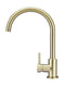 Meir Round Gooseneck Kitchen Mixer Tap - PVD Tiger Bronze
