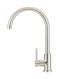 Meir Round Gooseneck Kitchen Mixer Tap - PVD Brushed Nickel