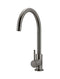Meir Round Gooseneck Kitchen Mixer Tap - Shadow Gunmetal